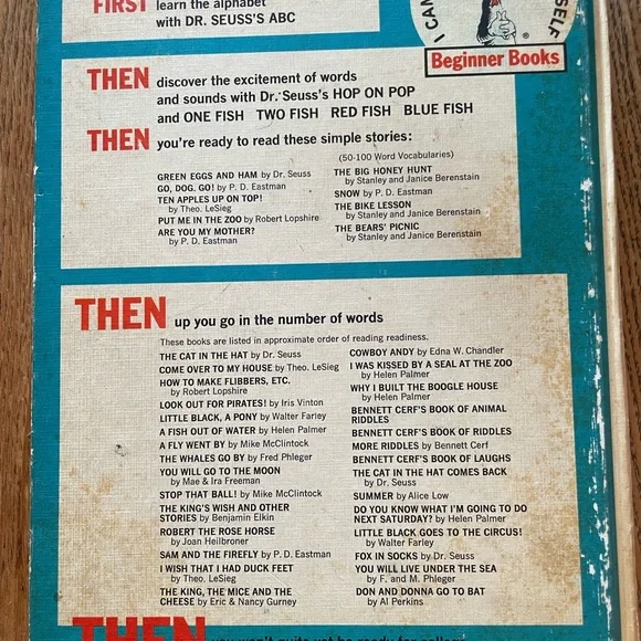 1964 THE CAT IN THE HAT BEGINNER DICTIONARY BOOK - Picture 3 of 10